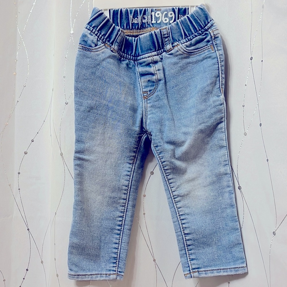 EUC Gap | light wash skinny legging jeans with elastic waistband, 2 pockets